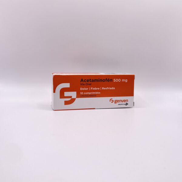 ACETAMINOFEN 500 MG X 10 COMP LABLETI GENVEN