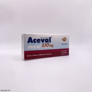 ACEVAL 650MG X 50 TAB VALMORCA