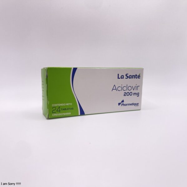ACICLOVIR 200 MG X 24 TAB PHARMETIQUE