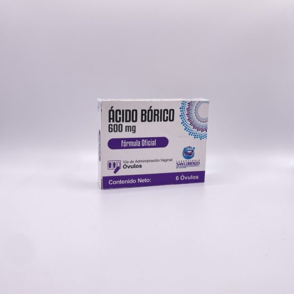 ACIDO BORICO 600MG X 6 OVU SAN LORENZO