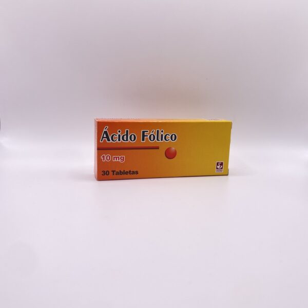 ACIDO FOLICO 10MG X 30TAB SIEGFRIED