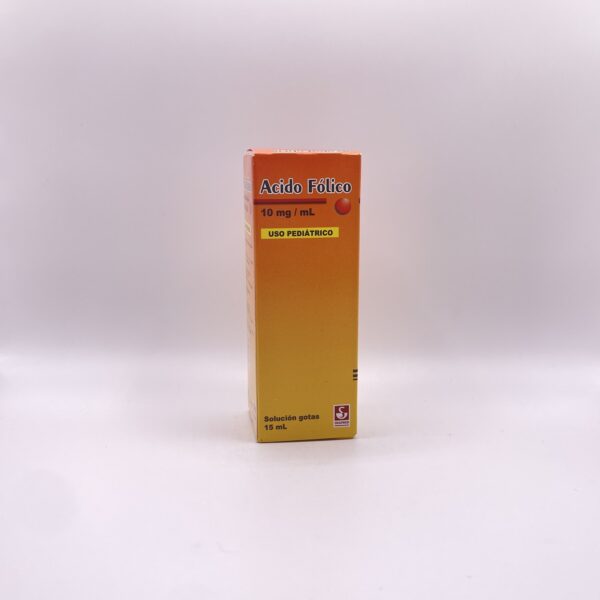 ACIDO FOLICO GOTAS 10MG ML X 15 ML SIEGFRIED