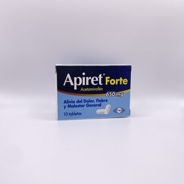 APIRET FORTE 650MG X 10TAB OFTALMI