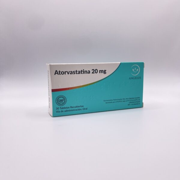 ATORVASTATINA 20MG X 30TAB ANGELUS