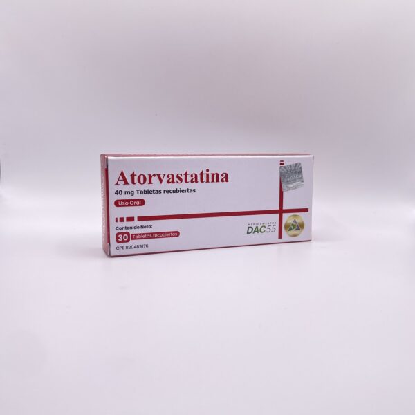 ATORVASTATINA 40MG X 30TAB DAC55