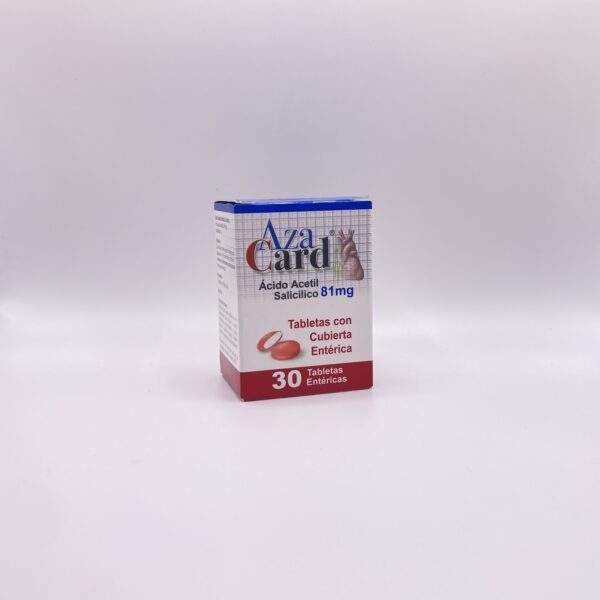 AZACARD 81 MG X 30 TAB OFTALMI