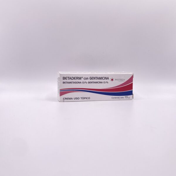 BETADERM/GENTAMICINA. CR.15GR BIOTECH