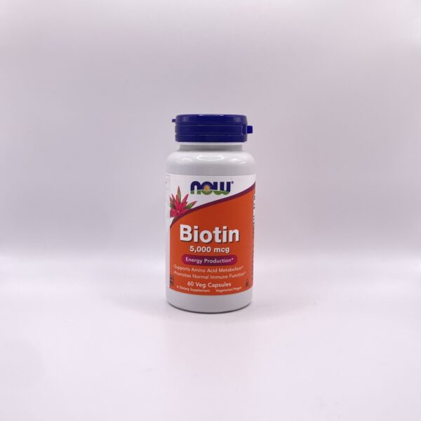 BIOTIN 5000MCG X 60CAP NOW