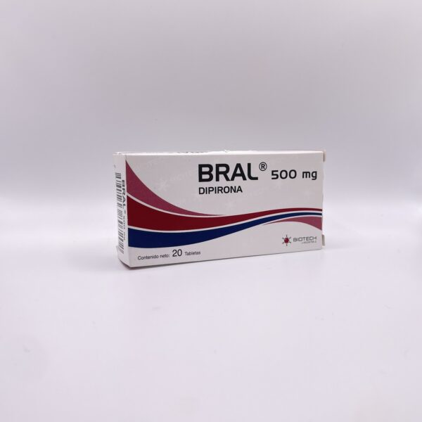 BRAL 500 MG X 20 TAB BIOTECH