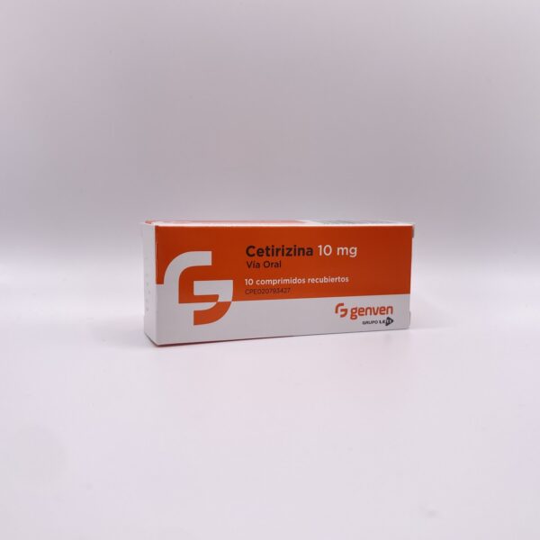 CETIRIZINA 10 MG X 10 COMP GENVEN LABLETI