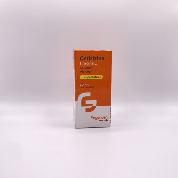 CETIRIZINA SOL PED 1MG ML X 60 ML GENVEN LABLETI