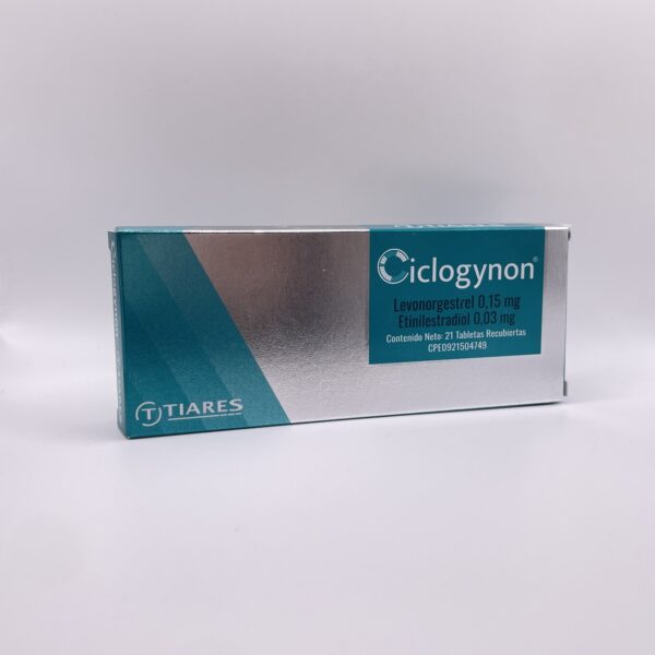 CICLOGYNON 0.15MG/0.03MG X 21 TAB TIARES
