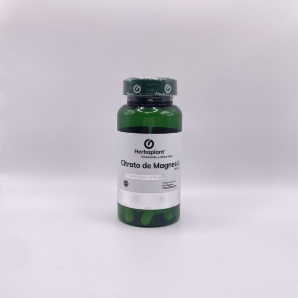 CITRATO MAGNESIO 500MG X 60CAP HERBAPLANT