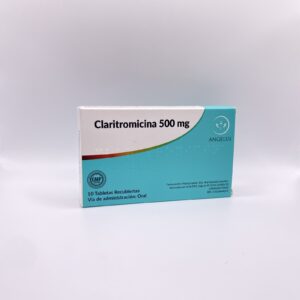 CLARITROMICINA 500 MGX10TAB ANGELUS