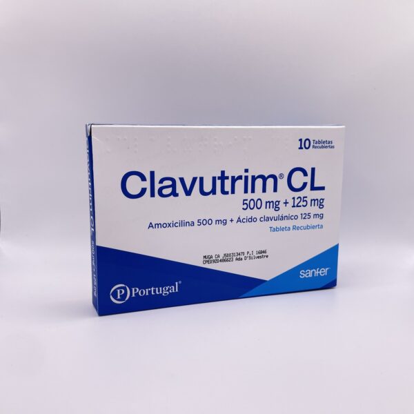 CLAVUTRIM 500MG 125MG X 10TAB PORTUGAL