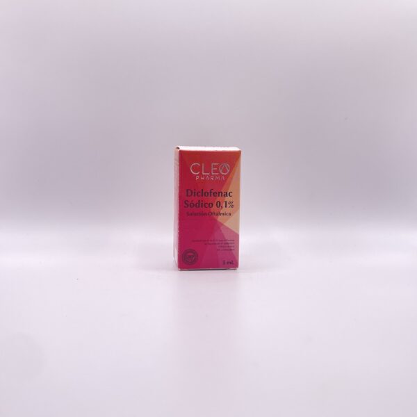DICLOFENAC SOD 0,1% GTS OFTAL 5 ML CLEO