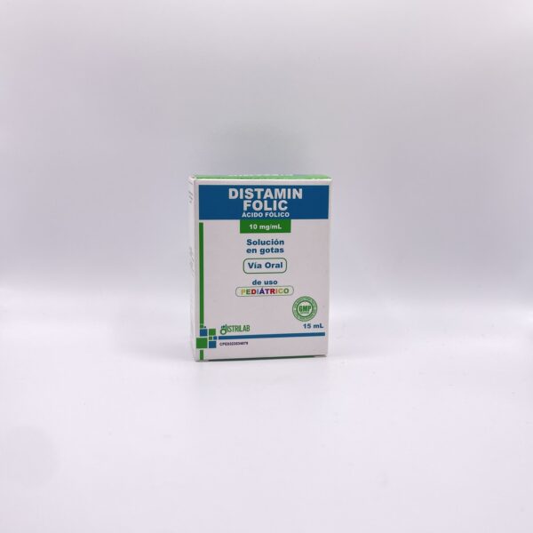 DISTAMIN FOLIC GTA 10MG/ML PED 15ML DISTRILAB