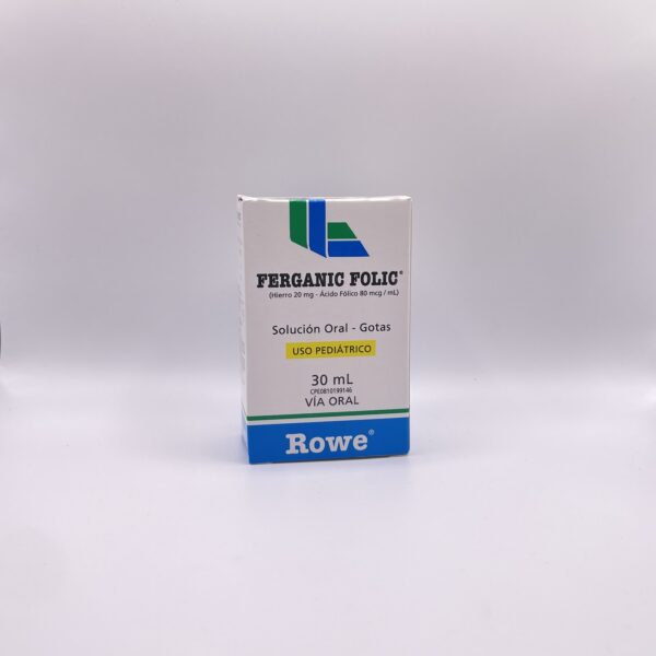 FERGANIC FOLIC GOTAS X 30ML ROWE MEGALABS