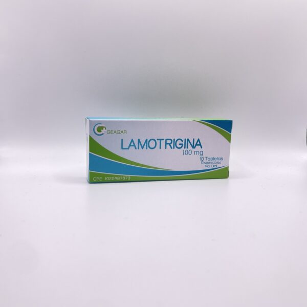 LAMOTRIGINA 100 MG X 10 TAB GEAGAR