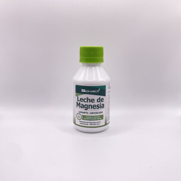 LECHE DE MAGNESIA MENTA X 120ML BIOFARCO