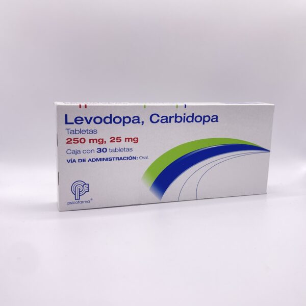 LEVODOPA CARBIDOPA 250 25 X 30TAB PSICOFARMA CCMFARMA