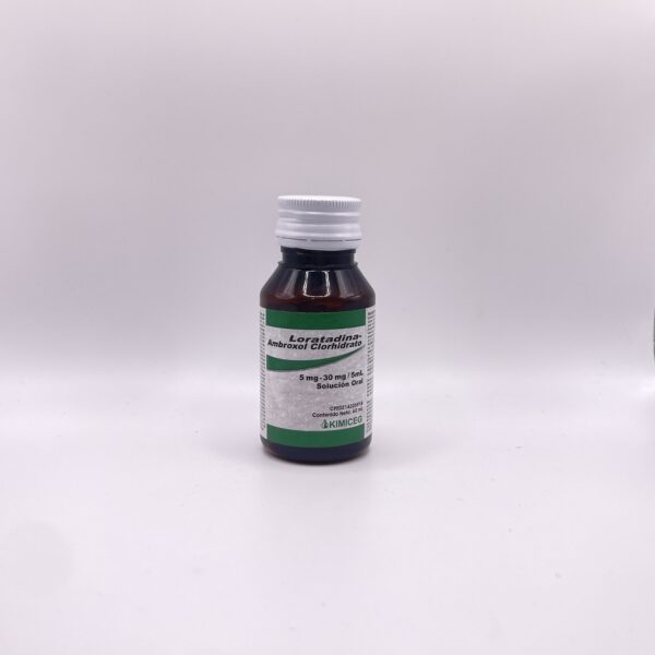 LORATADINA AMBR 5MG 30ML X 60ML KIMICEG