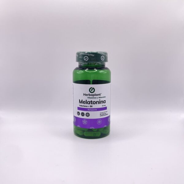 MELATONINA VALERIAN B6 CAP 10MG X60 HERBAPLANT