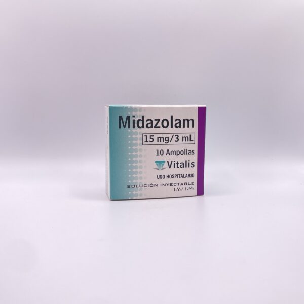 MIDAZOLAM 15MG/3 MLX 1 AMP VITALIS