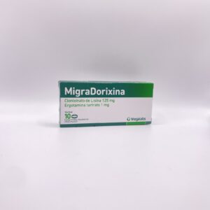 MIGRADORIXINA 125MG 1MG X 5 COMP MEGALABS