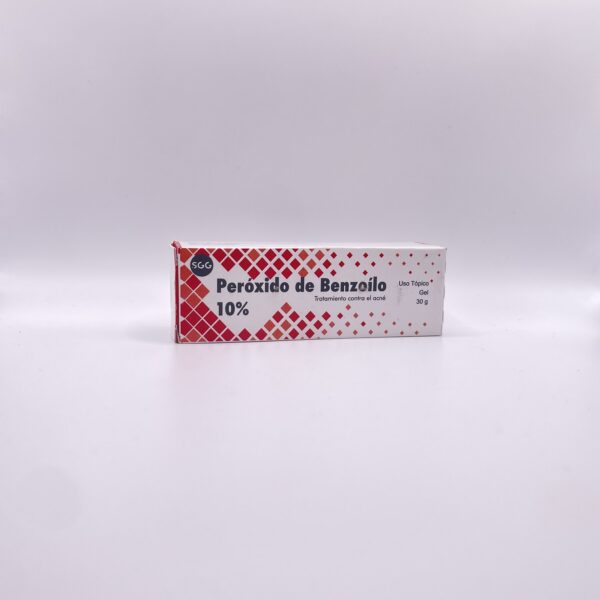 PEROXIDO DE BENZOILO 10 X 30 GR GEL SGG