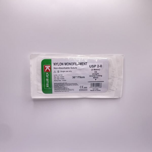 SUTURA NYLON 2 0 REF 628 RECTA