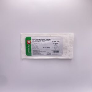 SUTURA NYLON 3 0 REF NL263060A4P DEMETECH RECTA CORTANTE