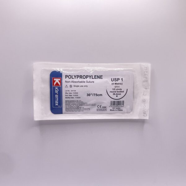 SUTURA PROLENE 1 REF 8425H CURVA