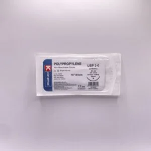 SUTURA PROLENE 3 0 REF 8184T AZUL CURVA CORTANTE