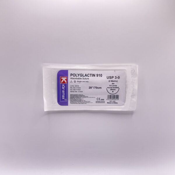 SUTURA VICRYL 3-0 REF J316 CURVA