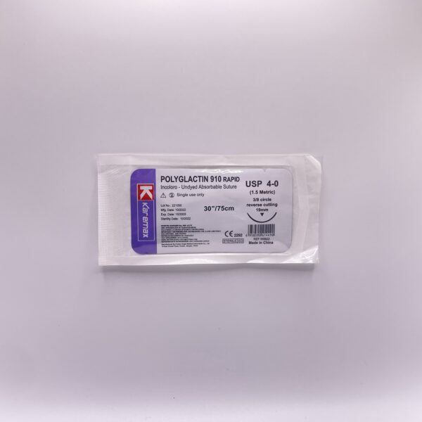 SUTURA VICRYL RAPID 4 0 REF 9922 CURVA