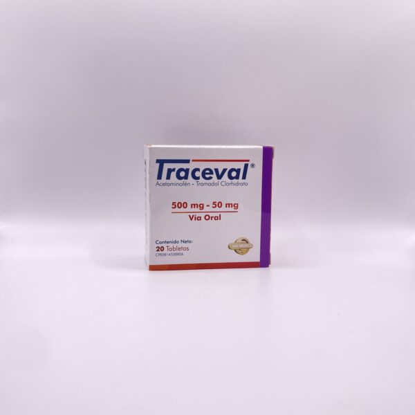 TRACEVAL 325MG 37 5MG X 20 TAB VALMORCA