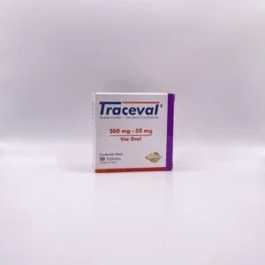 TRACEVAL 500MG 50MG X 20 TABLETAS VALMORCA