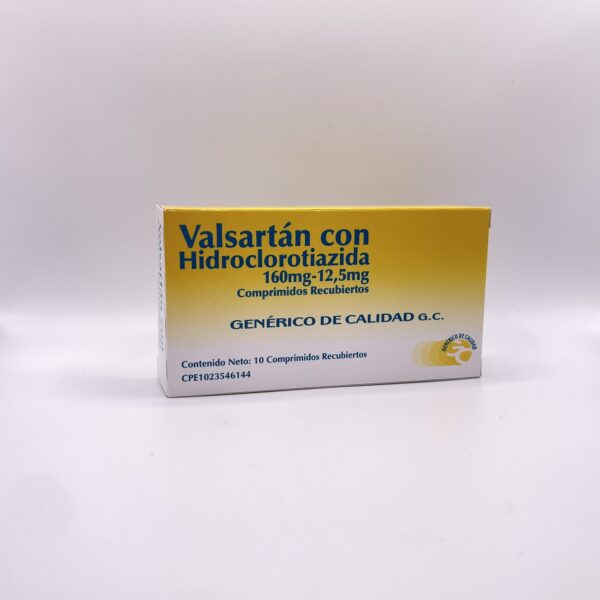 VALSARTAN HCT 80MG 12 5MG X 10COMP VARGAS GENERICO DE CALIDAD