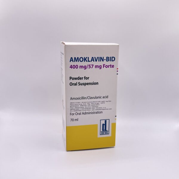 AMOKLAVIN BID 400MG 57MG X 70 ML POLINAC