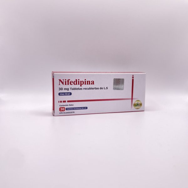 NIFEDIPINA 30MG LS X 30TAB DAC55