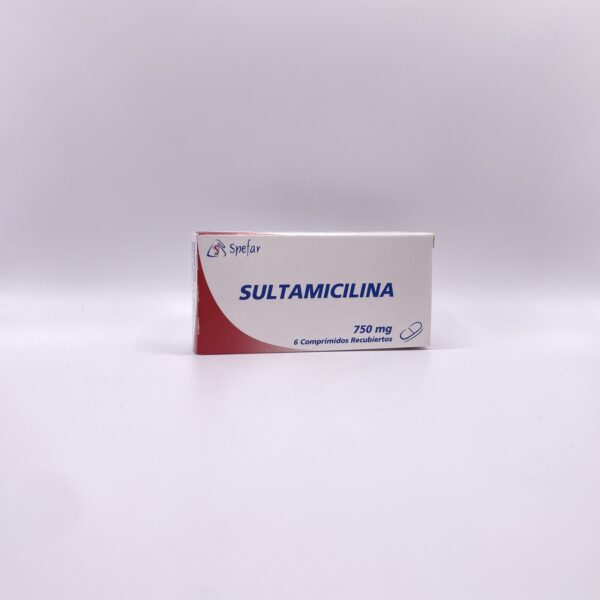 SULTAMICILINA 750MG X 6COMP SPEFAR