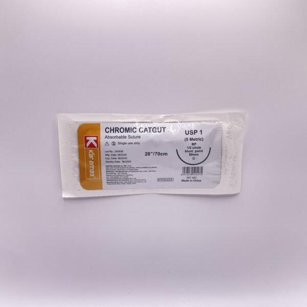 SUTURA CROMICO O REF 812 DEMETECH CURVA NO CORTANTE