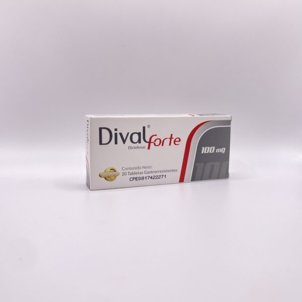 DIVAL FORTE 100MG X 20TAB VALMORCA